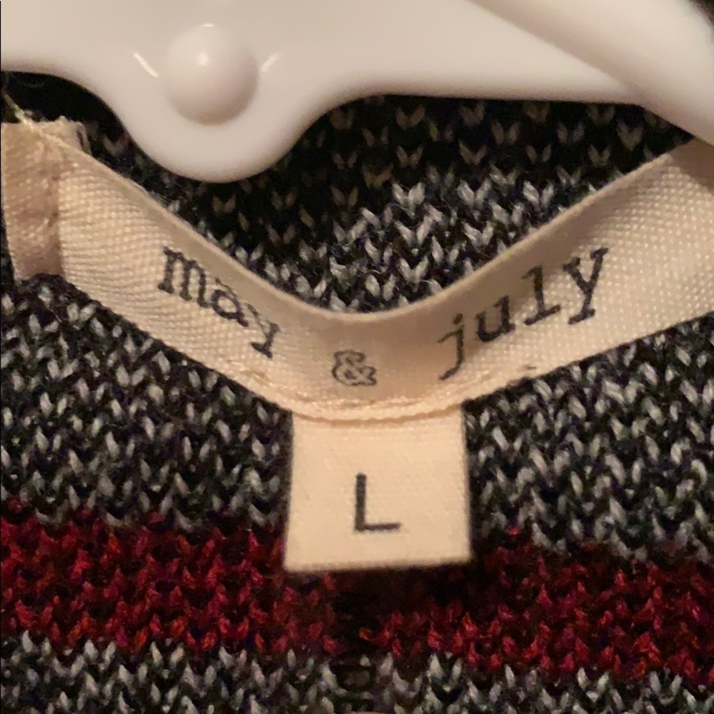 Black Aztec Style Cardigan - Picture 3 of 4